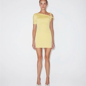 Khy by Kylie Jenner sueded stretch mini dress